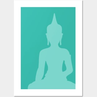 Pastel Mint Buddha Posters and Art